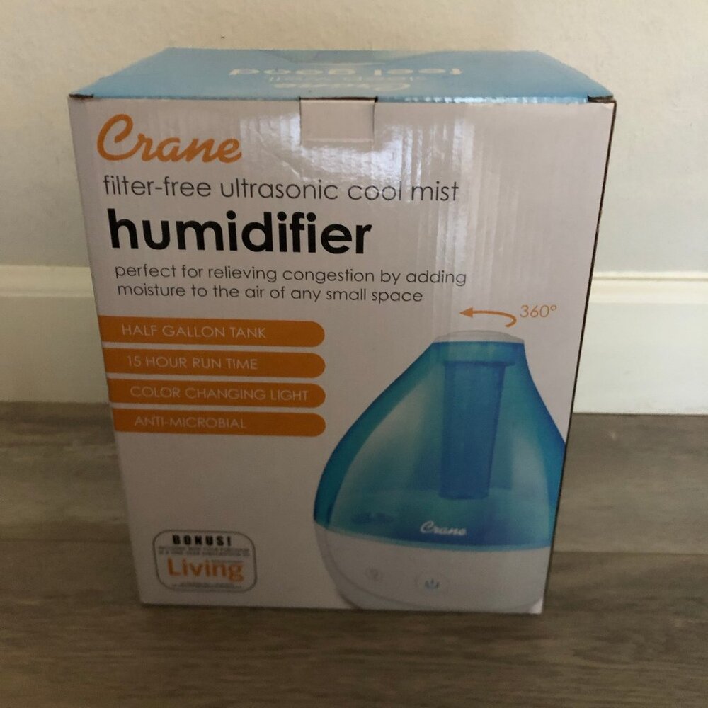 Crane filter-free ultrasonic cool mist